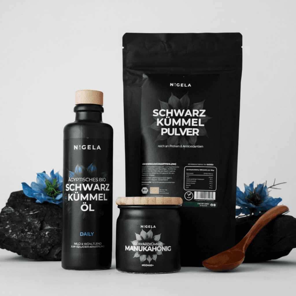 Nigela Power-Trio Pur (Daily 200ml + Akut 200ml + Pulver)