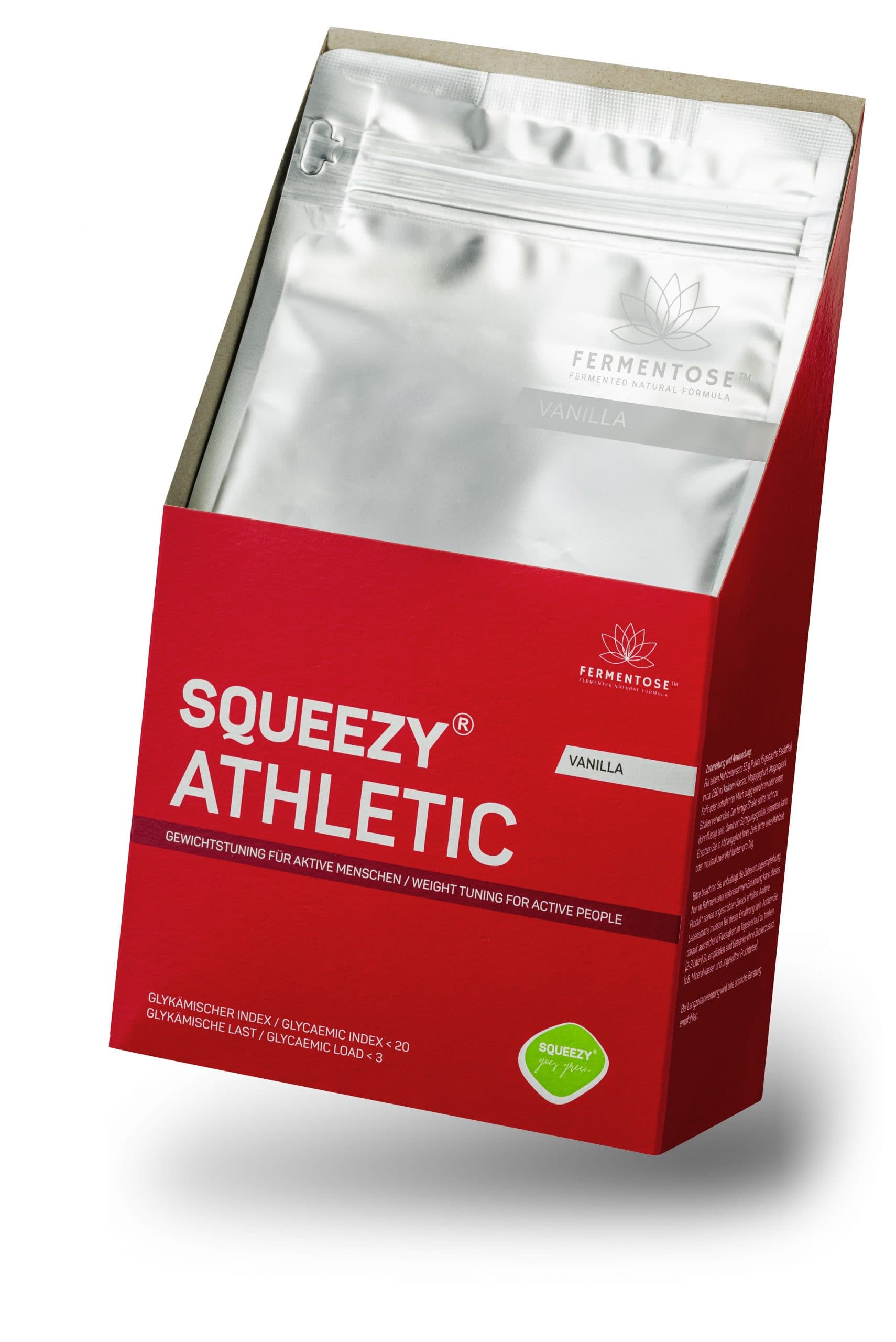 SQUEEZY ATHLETIC MAHLZEITERSATZ - Banane